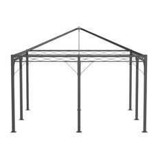 Eleo Pavillon Torino 310,5 cm x 408 cm x 408 cm Pulverbeschichtet DB703