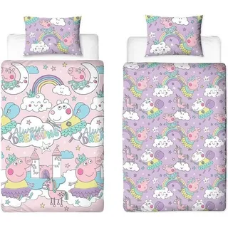 Peppa Pig - "Bedtime" Bettwäsche AG4039 (Einzelbett) (Pink) - Rosa