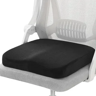 Sitzkissen Orthopädisches Keilkissen: Sitzkissen Orthopädisch Sitzkeilkissen Bürostuhl, Ergonomisches Sitzkissen Lindert Schmerzen, Entlastet Steißbein für Büro, Zuhause und Auto 40*40*5.5cm (Schwarz)