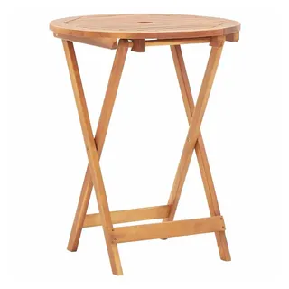 vidaXL Klapptisch Ø 60 x 75 cm Braun