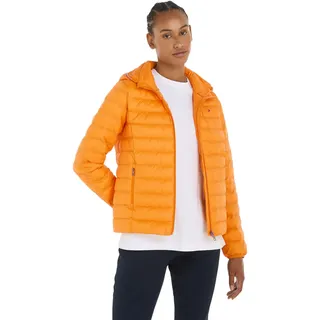 Tommy Hilfiger Damen Jacke Padded Global Stripe Jacket Übergangsjacke, Orange (Rich Ochre), XXL