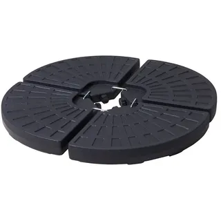 Basics Sonnenschirm Basis 4 Stücke - Black - 48 x 48 x 7.5 cm