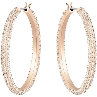 Swarovski Creolen Dextera Roségold 375 Swarovski-Kristall