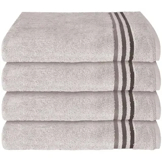 SCHIESSER Skyline Color Handtuchset 4-tlg. grau