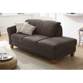 Home affaire Recamiere »Gotland« wahlweise Armlehne links oder rechts, in drei Bezugsqualitäten, braun