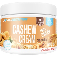 ALLNUTRITION Cashew Cream Smooth Cashewnuss-Creme - Reich an Eiweiß, Ungesättigten Fettsäuren und B-Vitaminen - Nuss-Brotaufstrich - Köstliche Beilage zu Mahlzeiten und Frühstück - 1000g