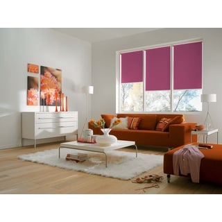 Sunlines Smart Style Elektrisches Rollo, Polyester, Himbeer, 180 x 180 cm