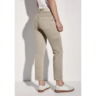STREET ONE Cargojeans mit Stretch, beige