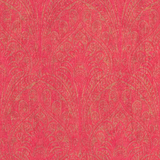 Rasch Textil Vliestapete 53 cm 10 m Gold/Orange/Pink 746365
