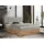 MKS Boxspringbett 120x200 mit Bettkasten Polsterbett 120x200 mit Matratze H3 Boxspringbett 120x200 mit Kopfteil Boxspringbett mit Massivholz Hellgrau Struktur H3 Grau