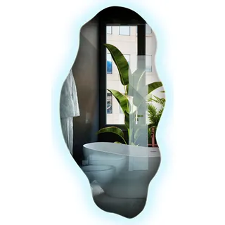 Wand-Dekorationsspiegel mit Premium LED-Beleuchtung für Badezimmer und Make-up 50x100 cm