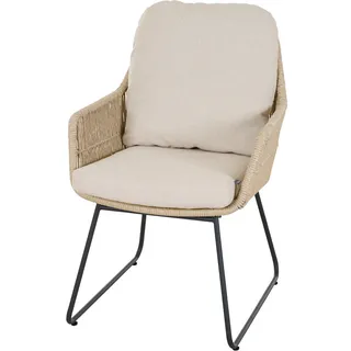 Siena Garden Kansas Dining Sessel 61 x 70 x 85,5 cm taupe