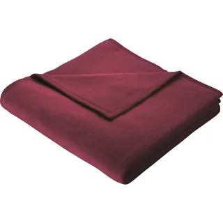 Biederlack Cotton Home Kuscheldecke 150 x 220 cm Rot