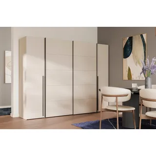 Forte Schwebetürenschrank Narago 270,3 x 210 x 61 cm Beige