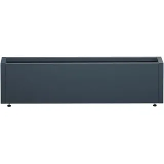 Herstera Garden Metall-Pflanzkübel Cube 25 cm x 100 cm x 25 cm Anthrazit