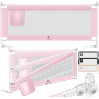 Kesser KESSER® Bettschutzgitter Reise Bett Rausfallschutz verstellbar Bed Guard Rail Bumper, Kinder/ Baby, Bettgitter Klappbar, Kinderbett Kinderbettschutzgitter, Tasche, Farbe, Höhe: 72 bis 96cm