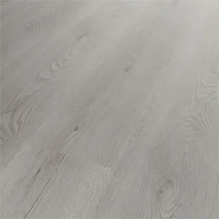 Designboden , Eichefarben, Hellgrau, Eiche grau , Kunststoff , Holzoptik , 122x23x0.48 cm , ISO 9001, DIN EN ISO 9001 , schmutzabweisend, pflegeleicht, widerstandsfähig, lichtunempfindlich, abriebbeständig, fleckenunempfindlich, antistatisch, schwer entflammbar, für Fußbodenheizung geeignet, wasserfeste Trägerplatte, feuchtraumgeeignet, stuhlrollengeeignet, mit Trittschalldämmung, für Fußbodenkühlung geeignet , Teppiche und Böden, Bodenbeläge, Vinylböden