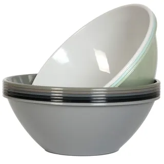 Youngever 9er Set 3000ML Servierschale, Salatschüssel, Rührschüssel, Große Plastikschüssel (Urban)