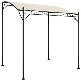 vidaXL Markise 230 x 255 cm beige/weiß