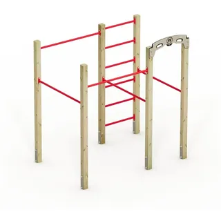 Wickey Klettergerüst FIT Base 615 Rot