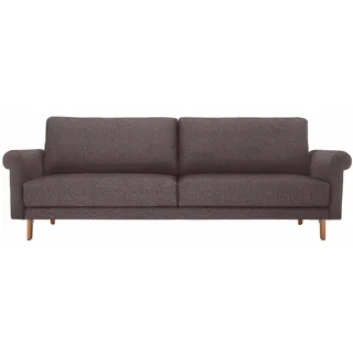 creation by rolf benz 3-Sitzer »CR.450, Designsofa, Loungesofa«, modern Landhaus, Breite 208 cm, Füße in Nussbaum lila