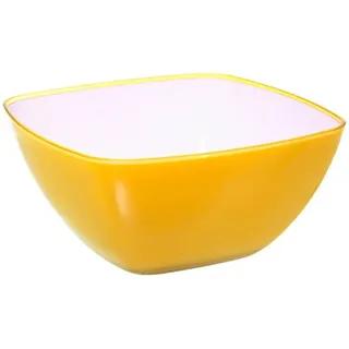 5 five simply smart 5five Salatschüssel eckig Senfgelb 14 cm