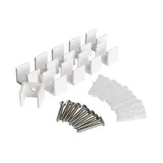 Deko-Light 930692 Mechanisches Systemzubehör, Montageklammern Set 10 St. für 230V LED Stripe, IP 6