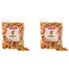 DIBO Schinken-Mix, 500g-Beutel, Backwaren als gesunde, natürliche Ernährung für Hunde von DIBO, Hundefutter, Barf, B.A.R.F, Leckerli, Hundekekse (Packung mit 2)