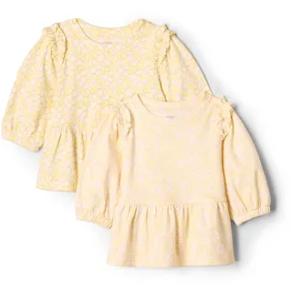 Amazon Essentials x Sofia Grainge Baby und Mädchen Strickoberteil mit 3/4-Ärmeln, 2er-Pack