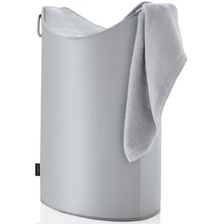 BLOMUS Wäschebox »Wäschesammler FRISCO, Wäschekorb, im chicen Design, Höhe ca. 67 cm« praktischer Aufbewahrungshelfer, Fassungsvermögen ca. 65 Liter, grau