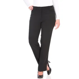 KjBrand Bea Stoffhose Regular Schwarz 44
