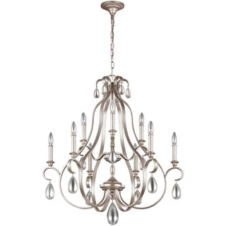 Elstead Lighting KRONLEUCHTER Silberfarben - 77.5x102.9 cm