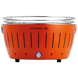 LotusGrill LG G435 U OR - Tragbarer XL-Grill für den Außenbereich - Orangefarbene Außenhülle