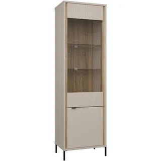 Forte Vitrine 59,4 x 199,2 x 41,5 cm Beige