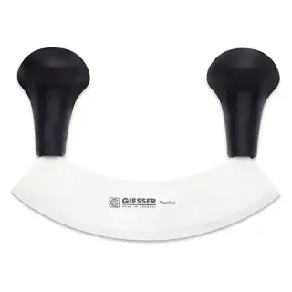 Giesser Wiegemesser, einfache Klinge, Zum perfekten Wiegen von Kräutern, Länge: 15 cm