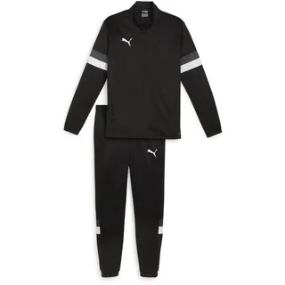 Puma Herren Teamrise Tracksuit Trainingsanzug, PUMA Black-PUMA Black, XXL EU