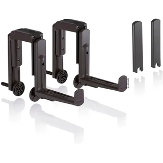 LECHUZA Balkonkastenhalter Wall schwarz 4,5 x 31 x 20 cm