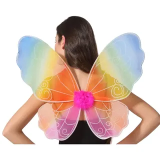 BigBuy Carnival Bunte Schmetterlingsflügel S1131395 - EAN: 8422259670780