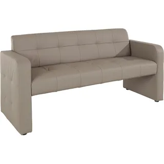 exxpo - sofa fashion Polsterbank »Barista Küchensofa mit Komfortsitzhöhe 49cm«, tolle Detailverarbeitung, frei im Raum stellbar, grau