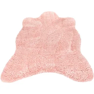 Paco Home Fellteppich »Zotty 450« fellförmig 54 mm Höhe Kunstfell, weicher Hochflor, einfarbig, auch als Bettvorleger geeignet, pink