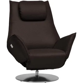 Koinor Relaxsessel , Dunkelbraun , Leder , Echtleder , Nappaleder , 92x79x90 cm , Goldenes M, Made in Germany, DIN EN ISO 9001, Dgm , Fußauswahl, Lederauswahl, Stoffauswahl, Netzbetrieb , Wohnzimmer, Sessel, Ledersessel