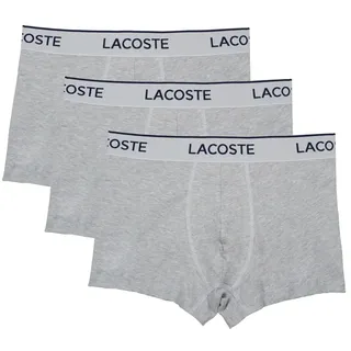 Lacoste 5h8621 Boxershorts 3 Einheiten - Silver Chine - L