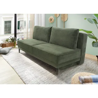Schlafsofa JOCKENHÖFER GRUPPE "Maestro, B: 203 cm, Liegefl. 161x200 cm, Dauerschläfer", grün 426, 03, B:203cm T:111cm, Korpus: 100% Polyester;Kissen: 100% Polyester, Sofas, Schlafsofa, mit Bettfunktion & Bettkasten, Tonnentaschenfederkern