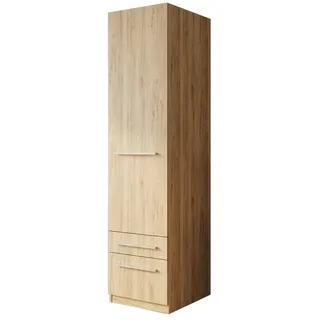 Priess Wäscheschrank Barcelona 5-türig 200 x 210 x 60 cm Braun