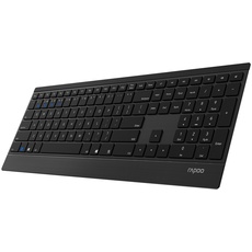 Bild von E9500M Multi-mode Wireless Keyboard schwarz, USB/Bluetooth, DE (18748)