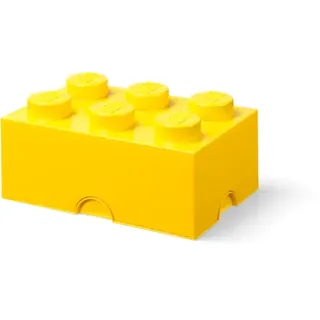 LEGO Storage brick 6 - YELLOW
