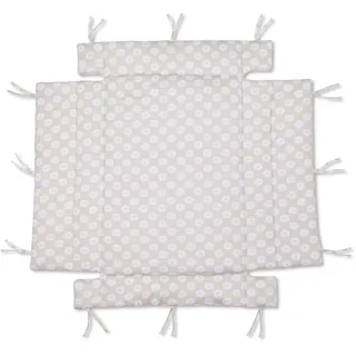 Fillikid Laufgittereinlage »Jersey, Circles grey«, grau