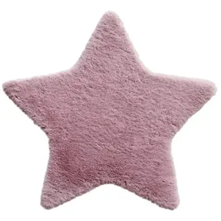 Teppich Romance Stern rosa 80x80 cm