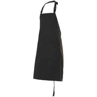 Velilla TREPAT/C0/TU Latzschürze mit Tasche, Schwarz