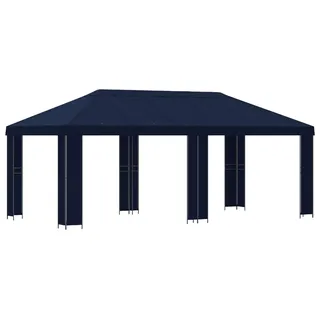 vidaXL Garten Pavillon 6 x 3 m Blau Polyester und Stahl 190 - Blau